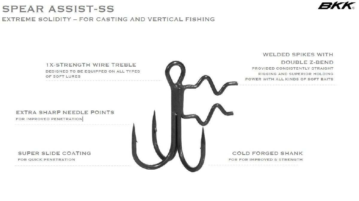 BKK Spear Assist SS Size 6 7st. BKK Spear Assist SS Size 6 7st.