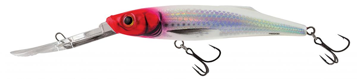 Salmo Freediver Super Deep Runner 7cm Holographic Red Head