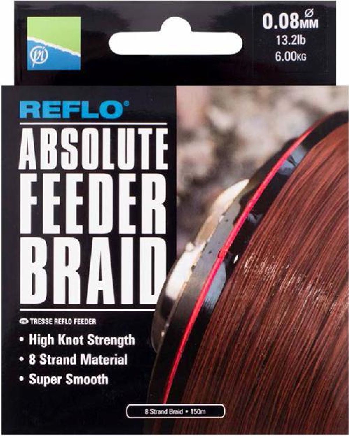Preston Absolute Feeder Braid 150M 0.12 mm 8.4kg 18.5lb Preston Absolute Feeder Braid 150M 0.12 mm 8.4kg 18.5lb
