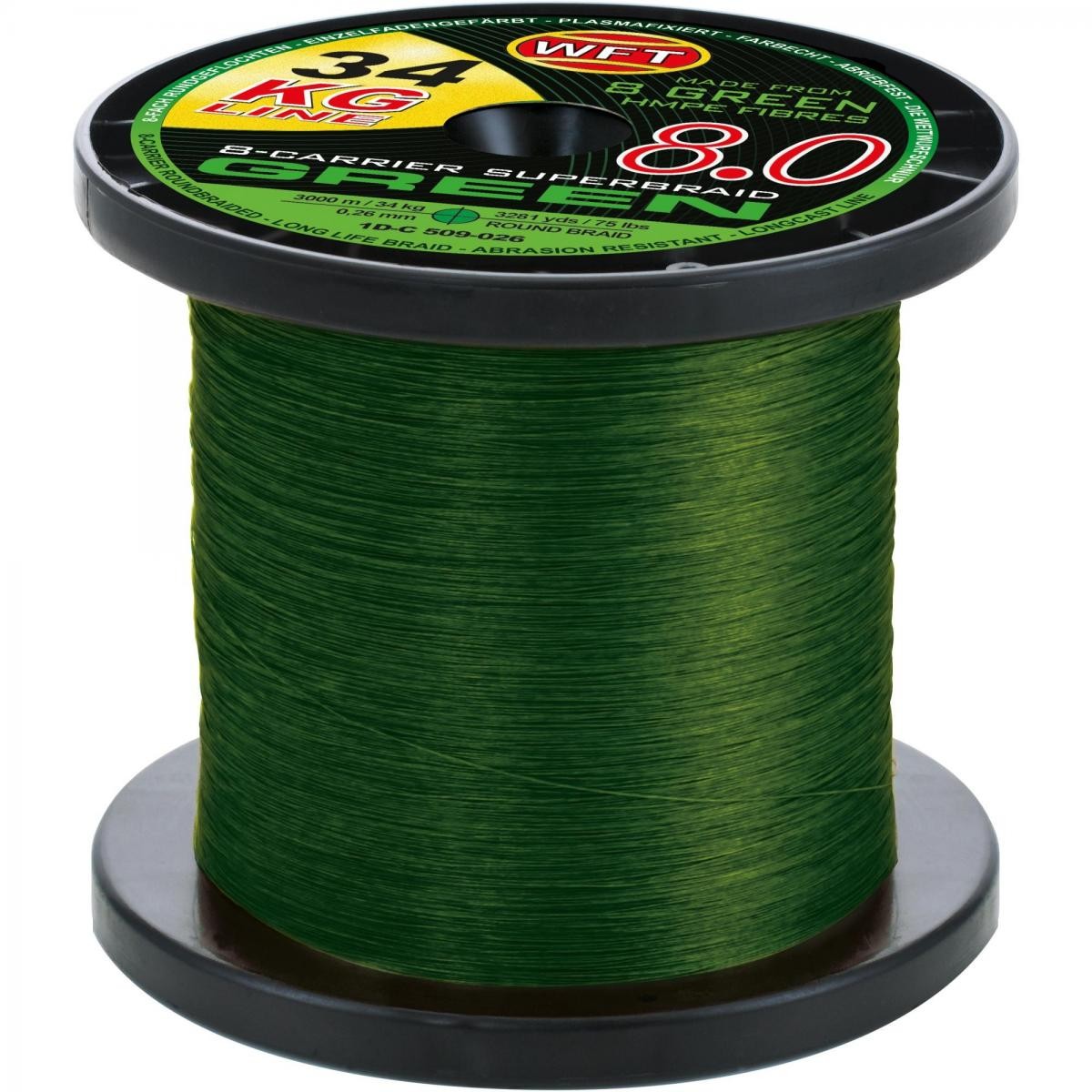 WFT KG 8.0 Green 100m 0,10 mm 13kg