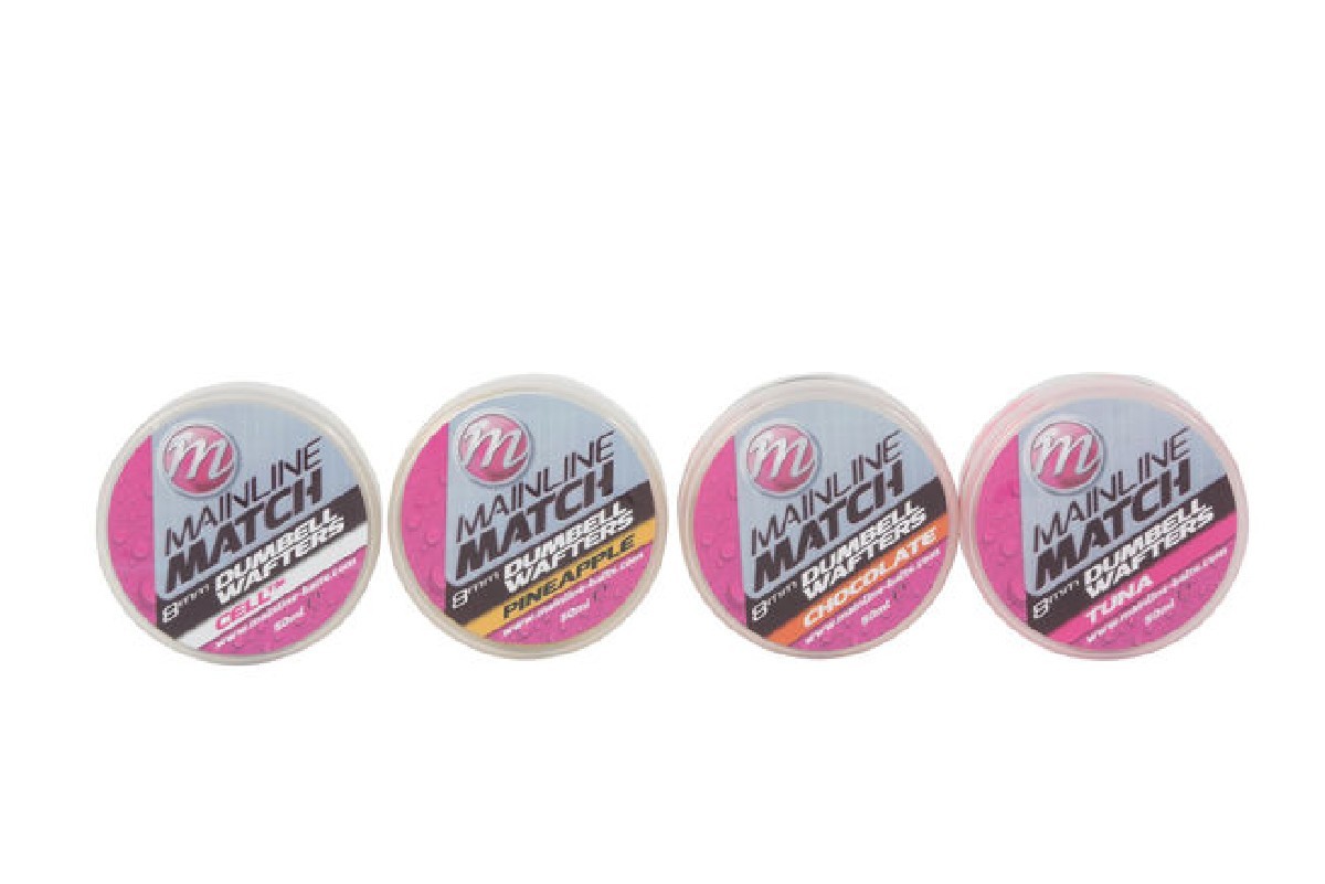 Mainline Match Dumbell Wafters 6mm Pink Tuna