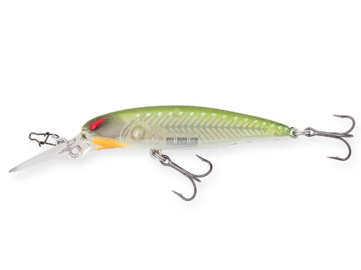 Nories Laydown Minnow Deep JW 6,6cm Twitchbait BB Clear Water Green