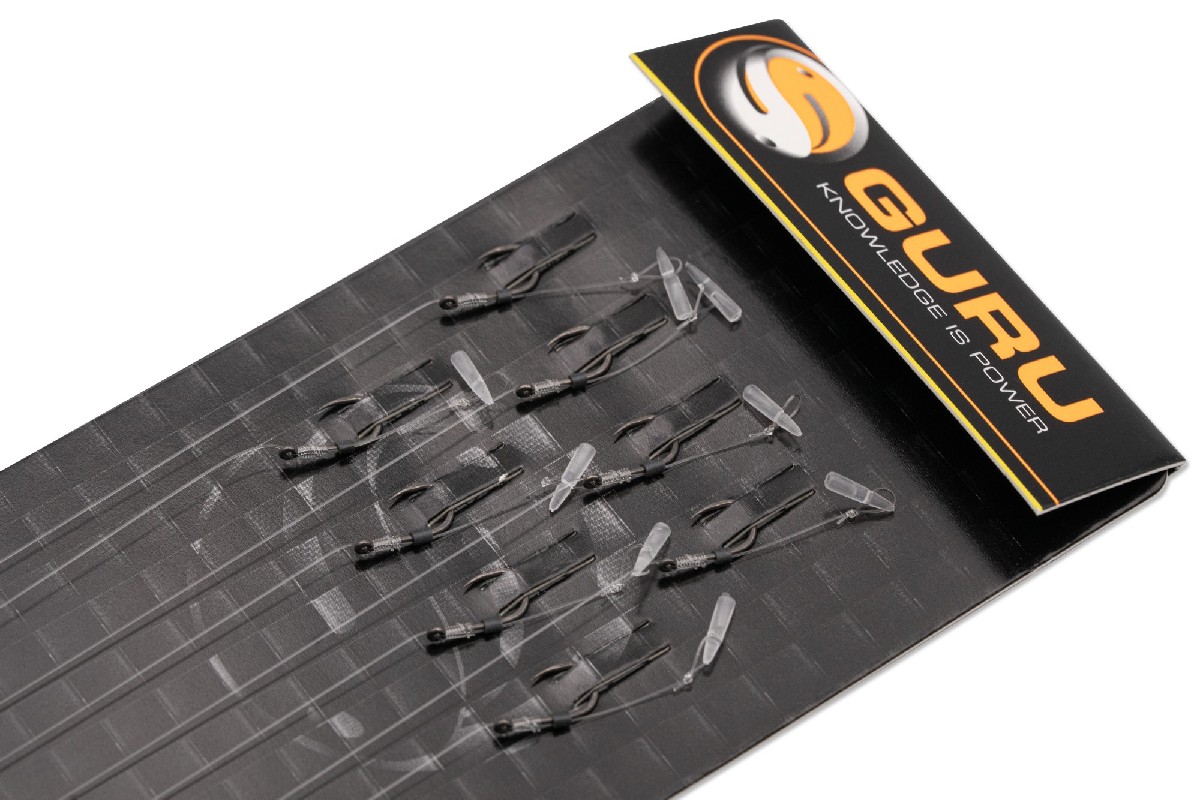 Guru 4’’ Super MWG Feeder Speed Stop Rig Barbless-Eyed (8 pcs) - Maat : Haak 14 - 0.19mm