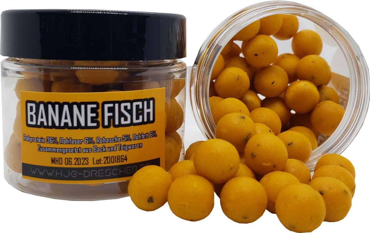 HJG Drescher Feeder Boilies 10 mm 30 gr Banane Fisch