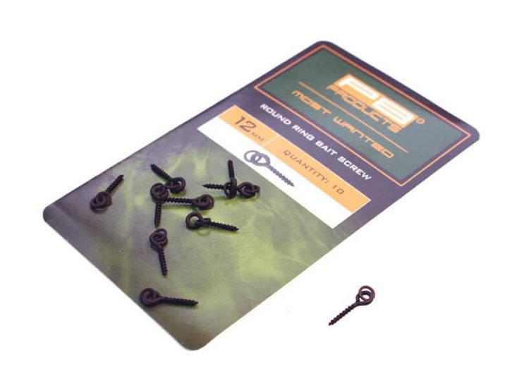 PB Products - Round Ring Bait Screw 12 mm - 10 stuks