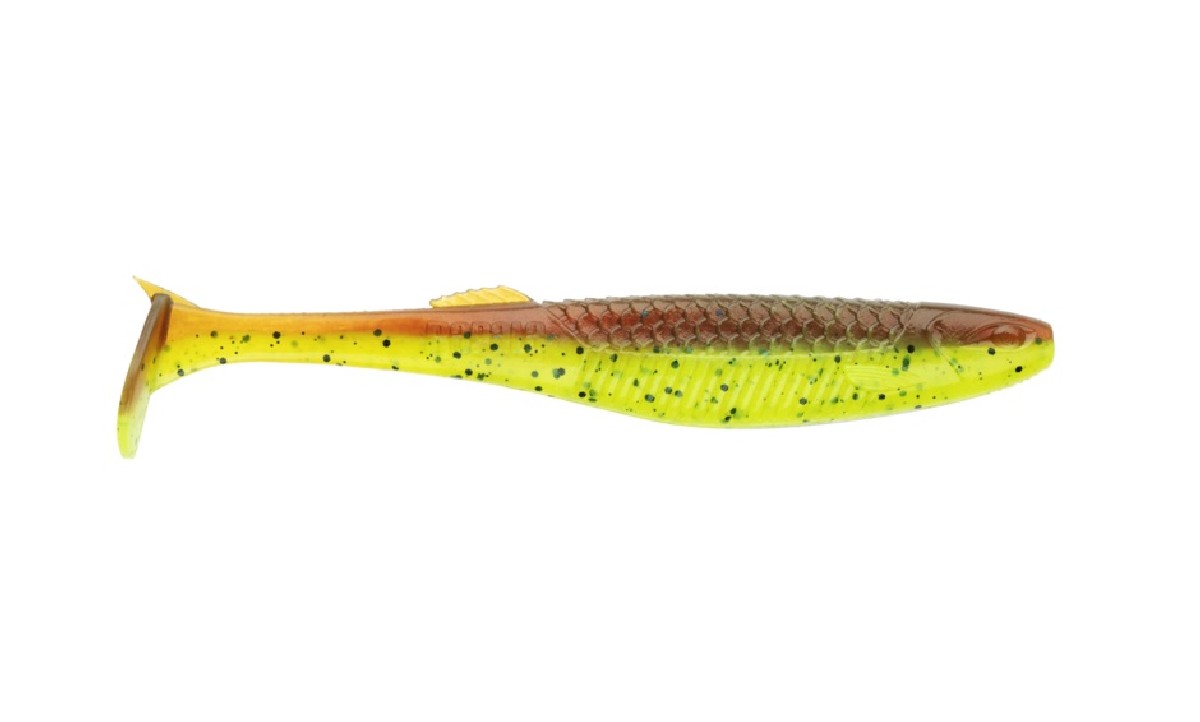 Rapala Crushcity The Kickman 4 - 10cm Motor Oil Chartreuse - MOCH 7st.