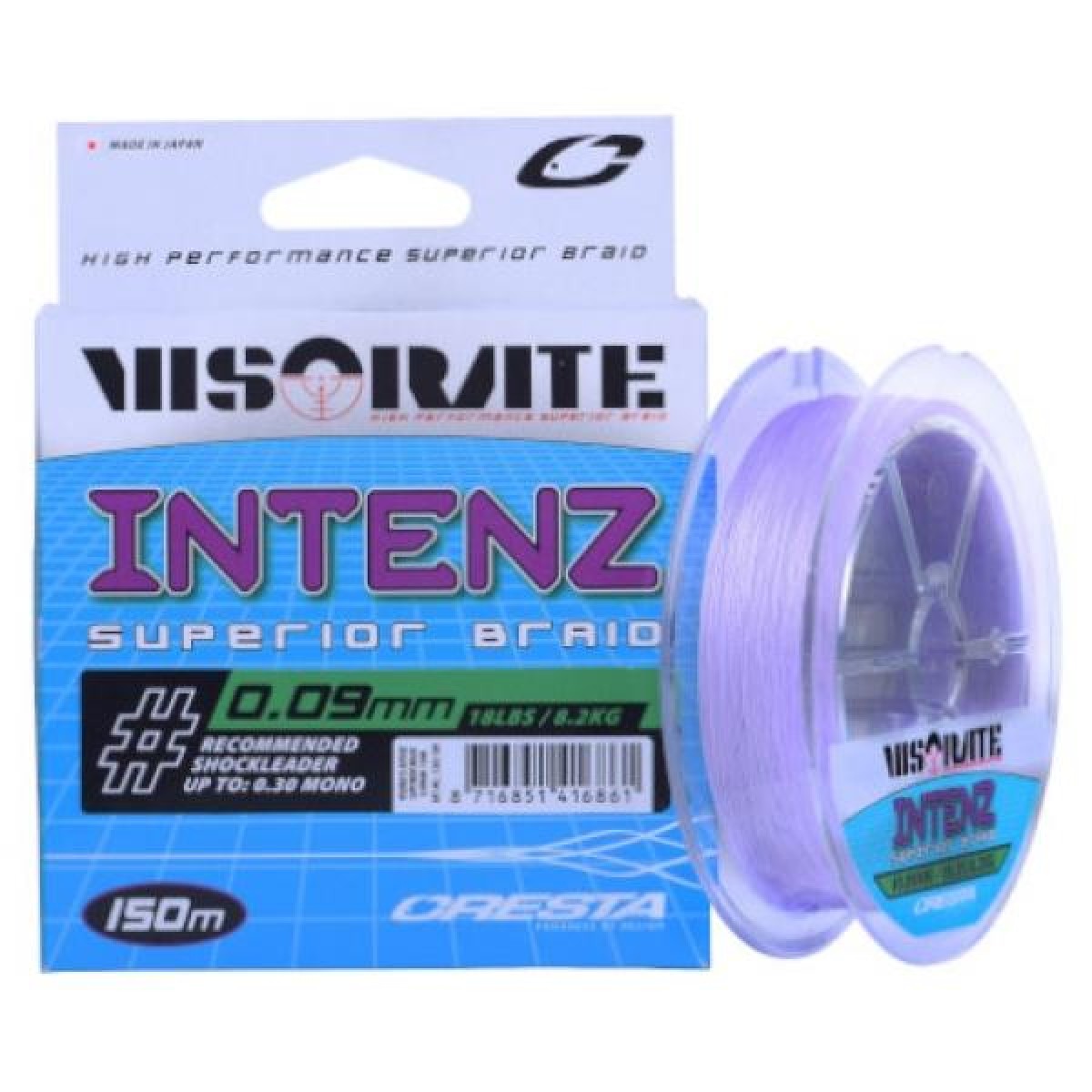 Cresta Visorate Intenz Braid 150M 0.09 mm  8.20kg   18lbs