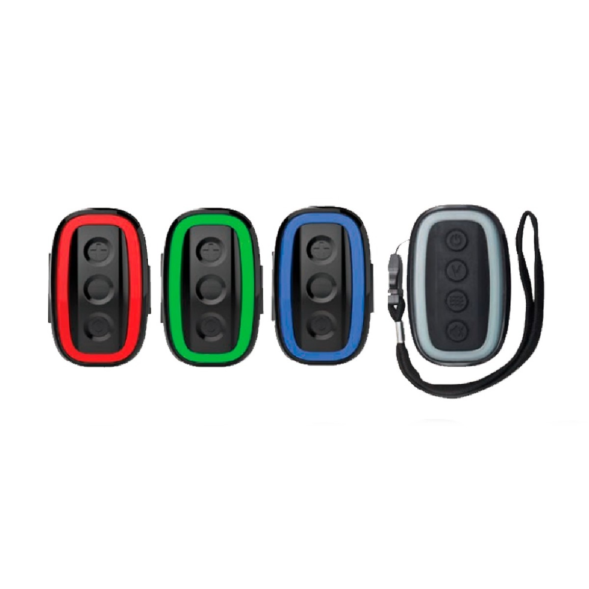 Madcat Topcat Alarm Set 3+1 Red Green Blue