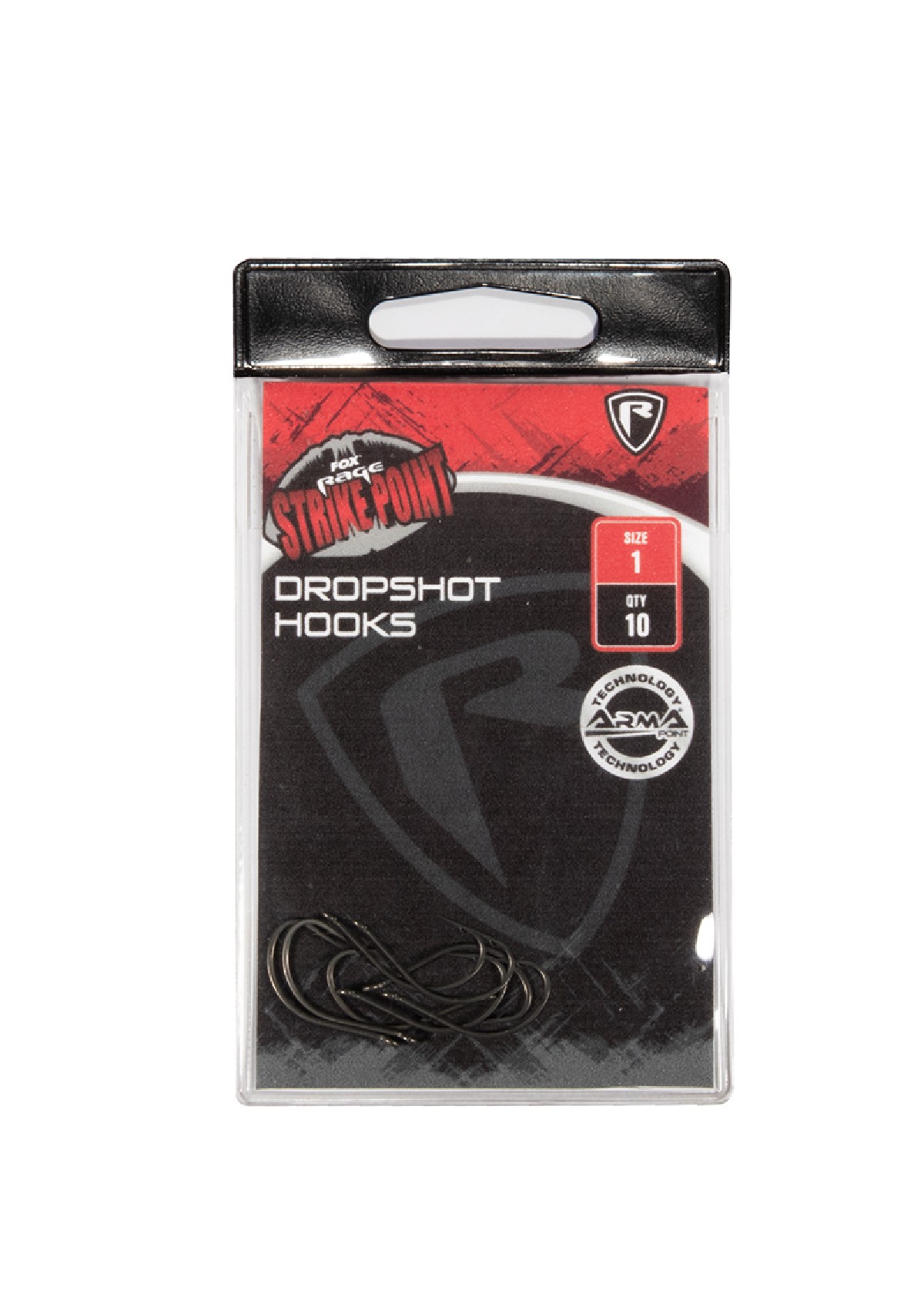 Fox Rage Strike Point Drop Shot Hooks Size 2 10st.