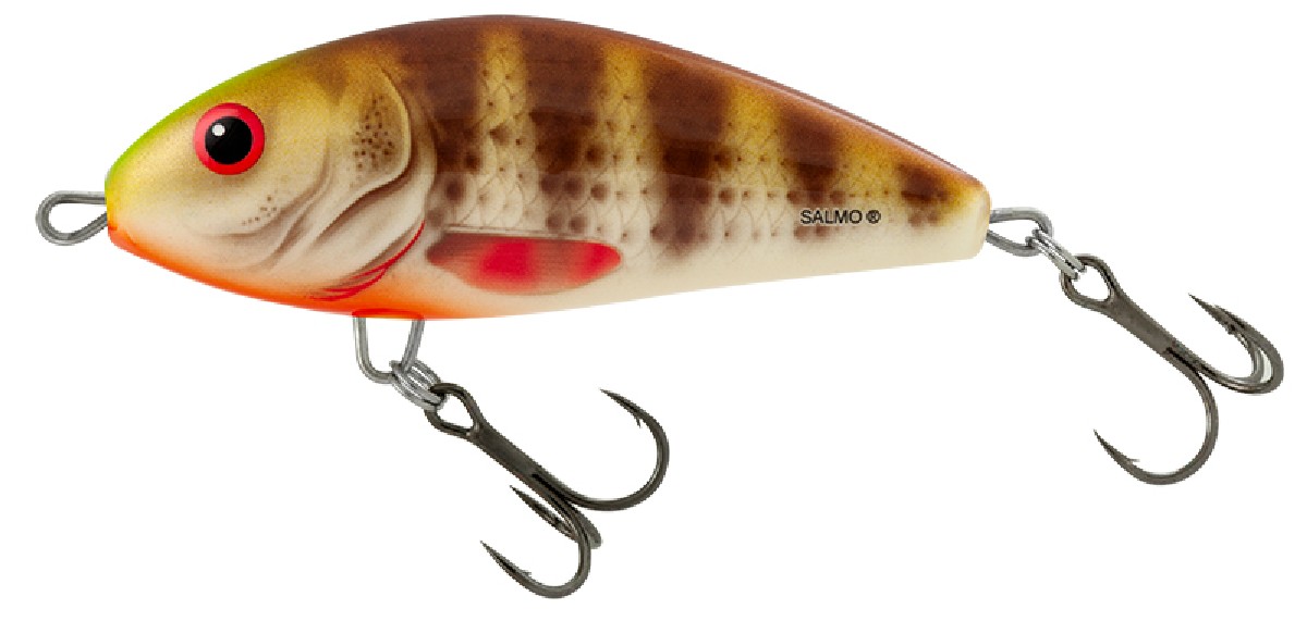 Salmo Fatso F12F Floating Spotted Brown Perch