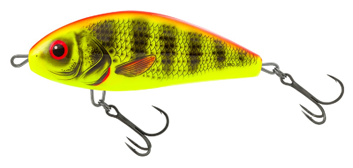 Salmo Fatso - 12 cm - bright perch - floating