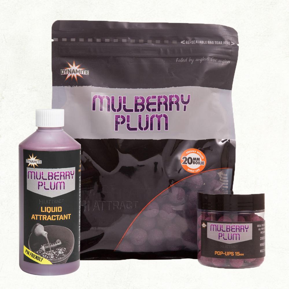 Dynamite Baits Mulberry Plum - Hi-Attract S/L - Boilie - 20mm - 1kg - Paars