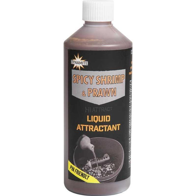 Dynamite Baits Spicy Shrimp & Prawn Liquid 500mL