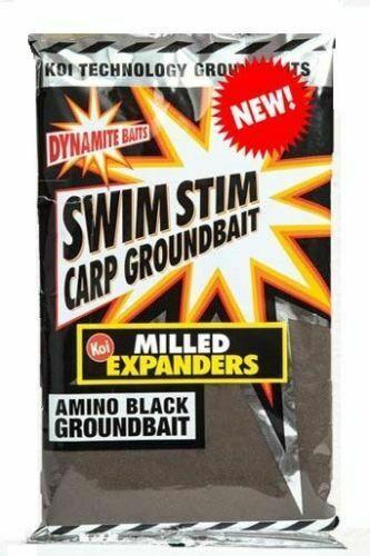 Dynamite Baits Swim Stim Amino Original Milled Black Expander Pellets 750 gr