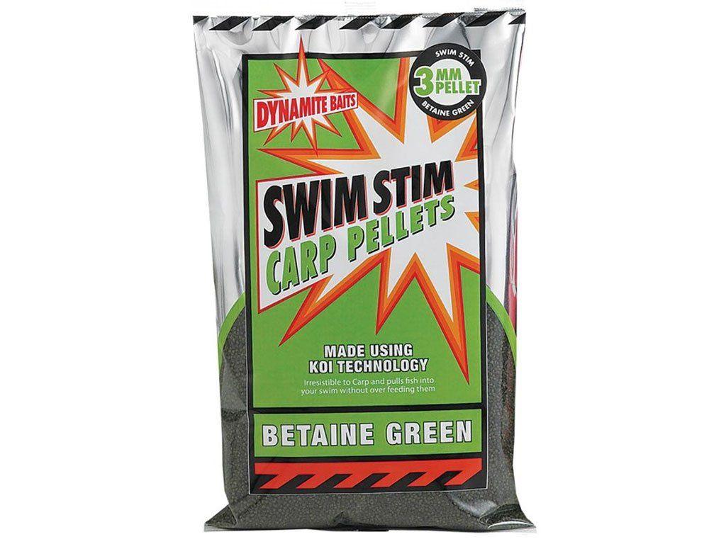 Dynamite Baits Swim Stim Green Betaine Pellets 6mm 900 gr