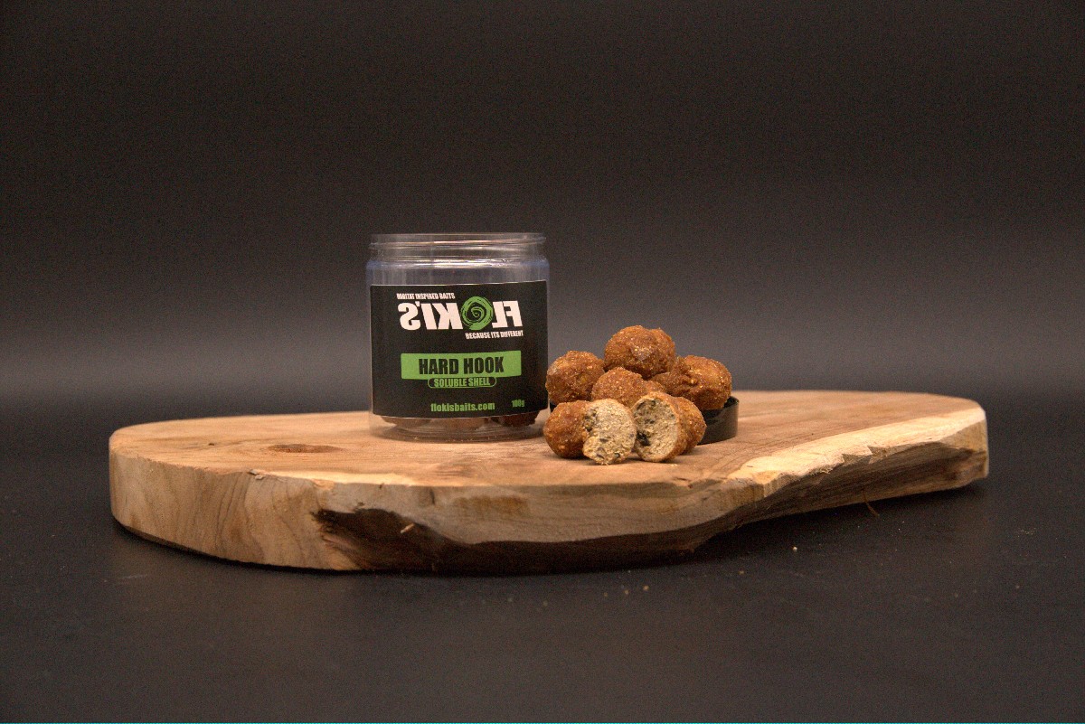 Floki's Baits Hard Hook Bait Krill & Garlic 100Gr