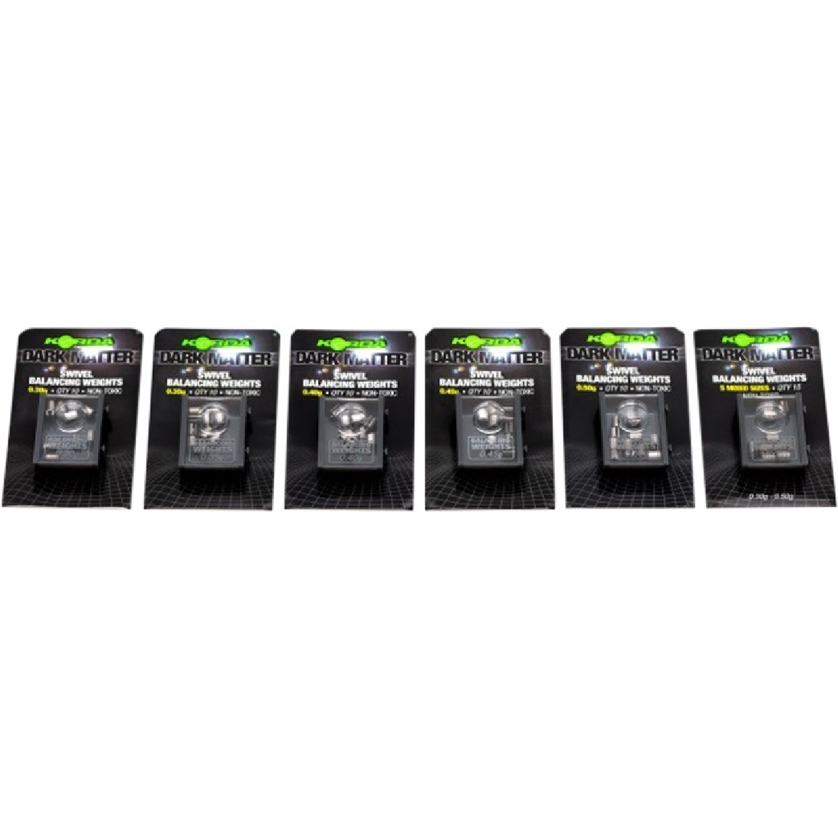 Korda Dark Matter Balancing Weights 0.30 gr