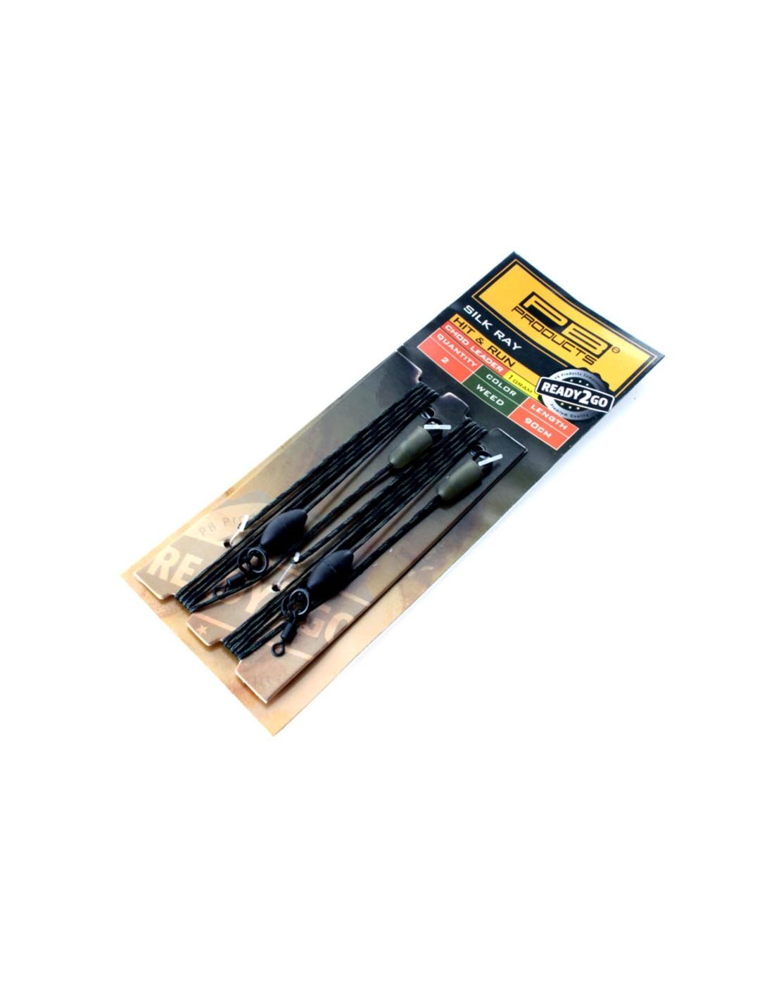 PB Products - Ready2Go Hit & Run Chod Leader Weighted 1 gram 90 cm - 2 stuks - Weed