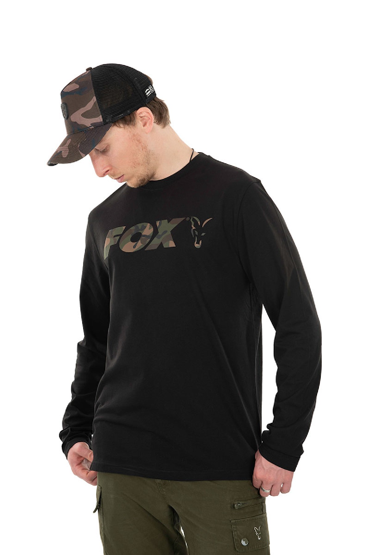 Fox Black / Camo Longsleeve