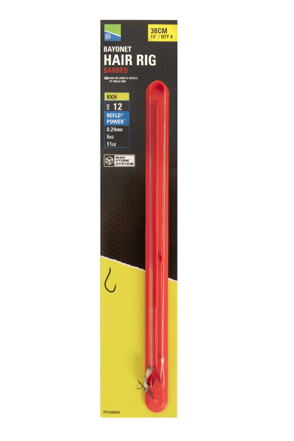 Preston - Onderlijn KKH Bayonet Hair Rigs Barbed - 10cm - Preston