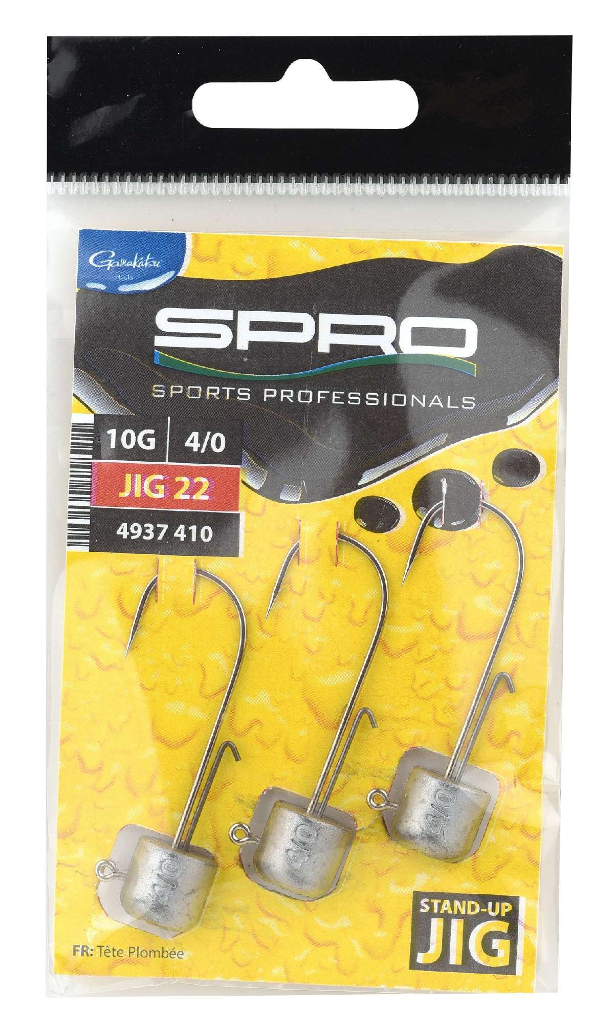 Spro Stand-Up Jig Nedrig Loodkop Size 2/0 3st. 10 gr