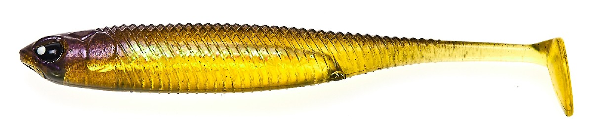 Lucky John 3D Makora Shad Tail 10 cm 6st. 004 / Purple Back