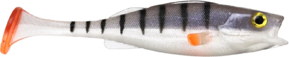 LMAB KØFI Perch Shad 11 cm 4st. Ghost Perch