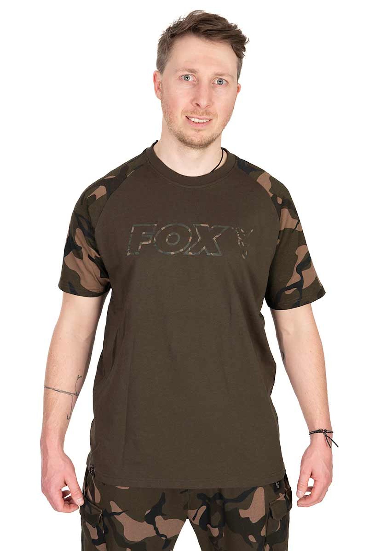Fox Khaki / Camo Outline T Medium
