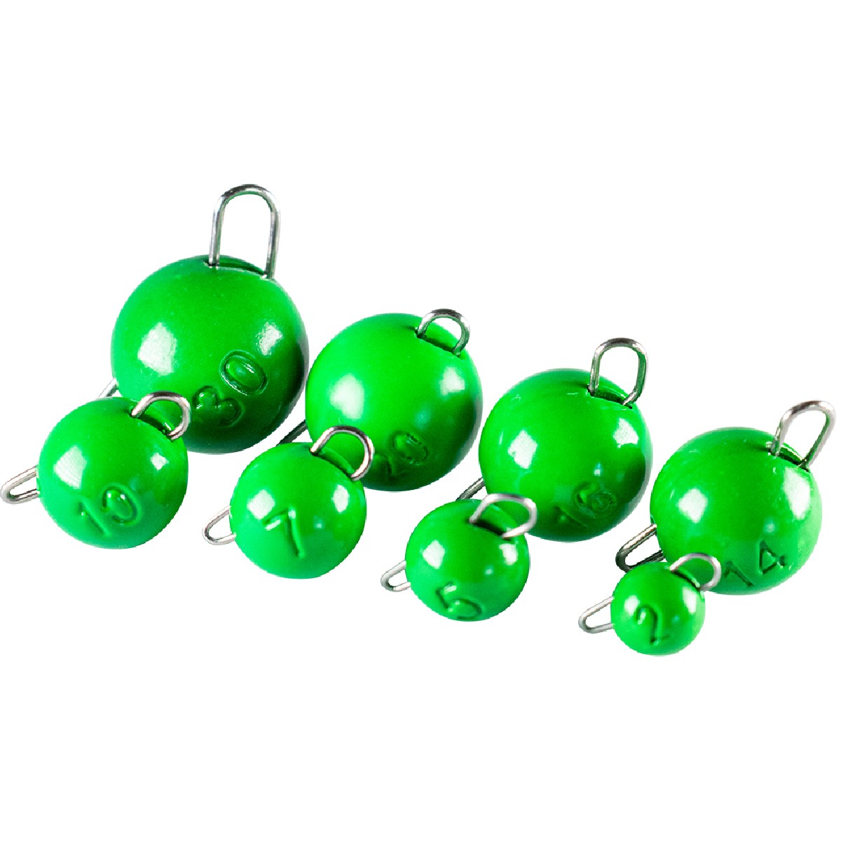 LMAB Tungsten Chebu Sinker Fluo Green 2 gr 3st. LMAB Tungsten Chebu Sinker Fluo Green 2 gr 3st.