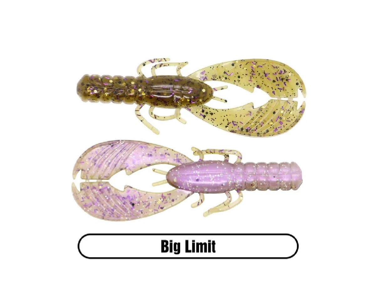 X Zone Muscle Back Finesse Craw 3,25inch 8,25 cm 8st. Big Limit