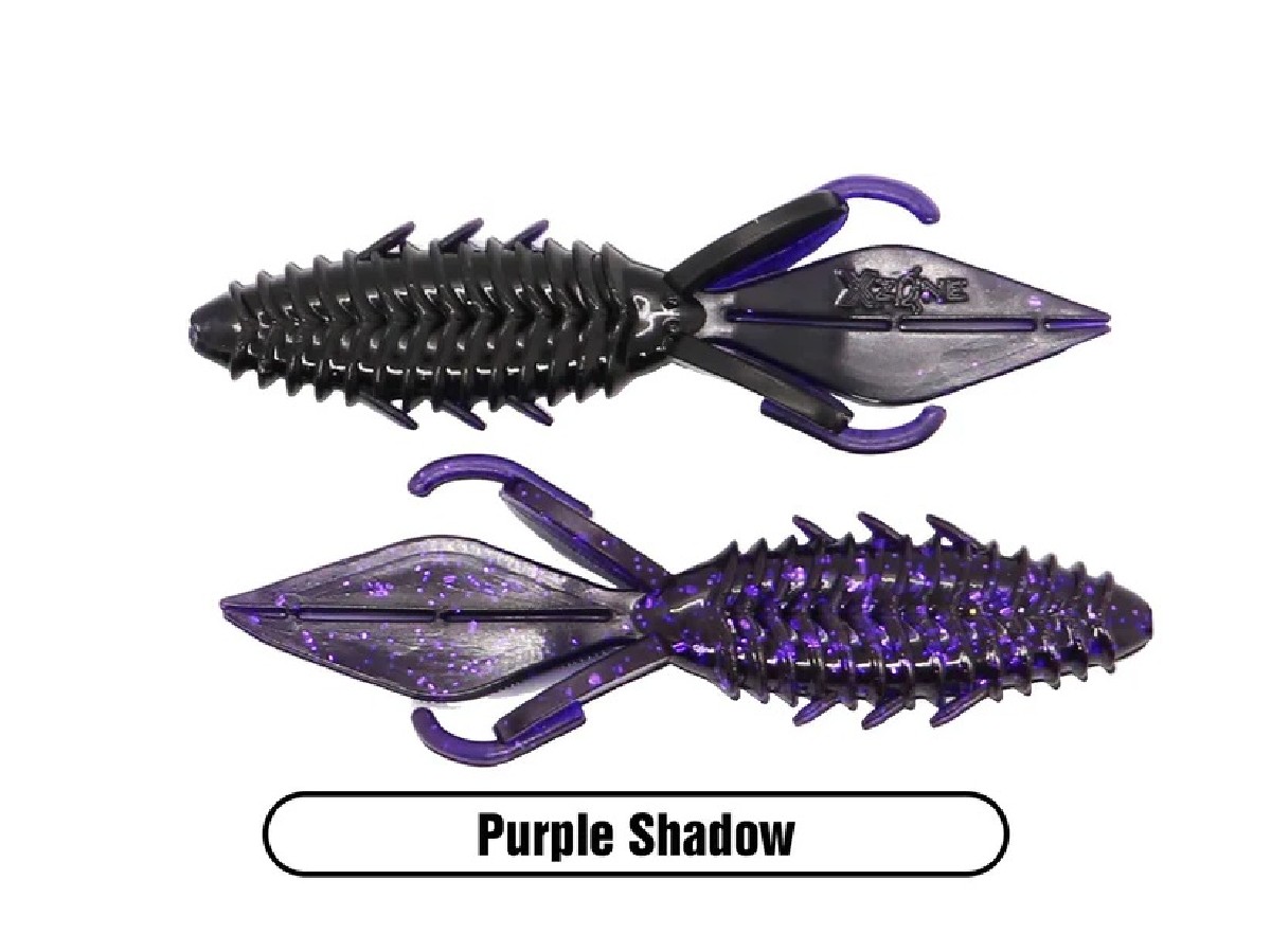 X Zone Adrenaline Bug Jr 3,5inch 9 cm 8st. Purple Shadow