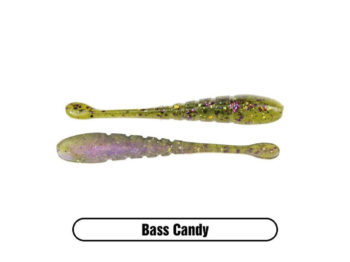 X Zone Original Slammer 4inch 10 cm 8st. Bass Candy