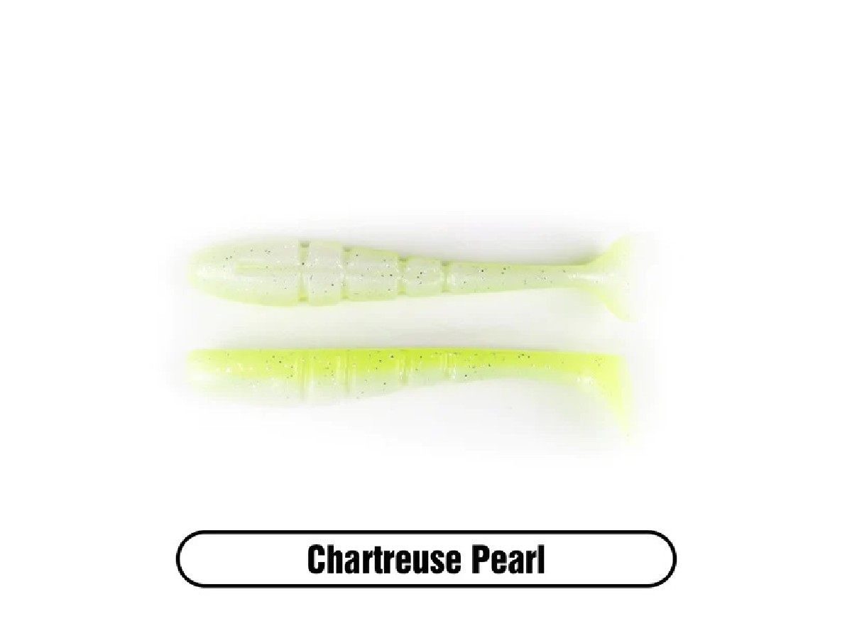 X Zone Mini Swammer 3,5inch 9 cm 8st. Chartreuse Pearl