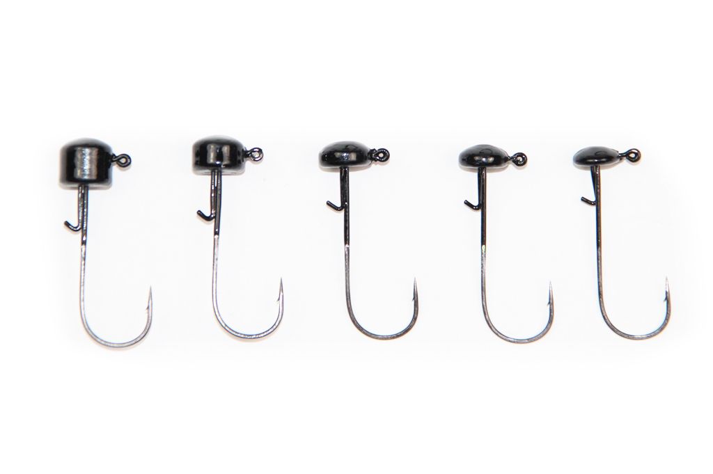 X Zone Ned Rig Head Black 2/0 5st.