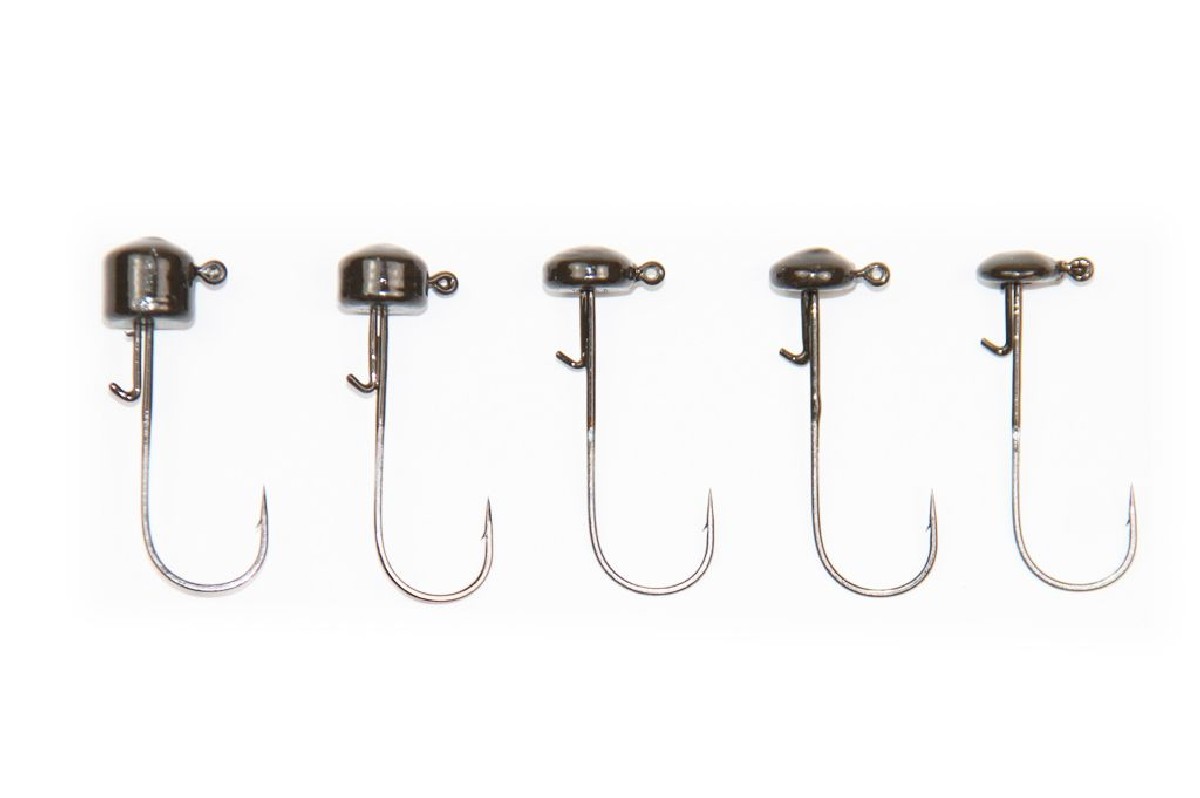 X Zone Ned Rig Head Green Pumpkin 2/0 5st. 3,5 gr