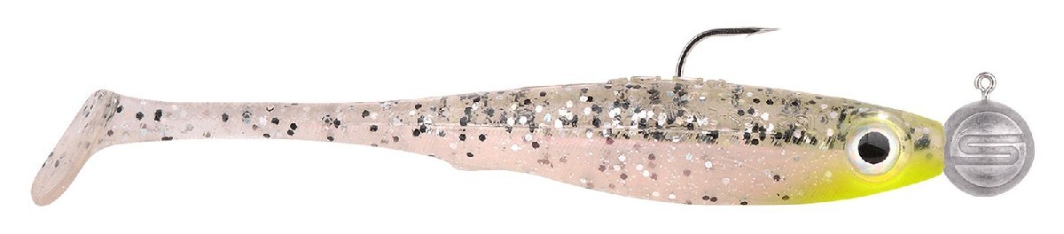 Spro Pop-Eye To Go UV 10 cm  10 & 14 gr Jigheads Salt & Pepper