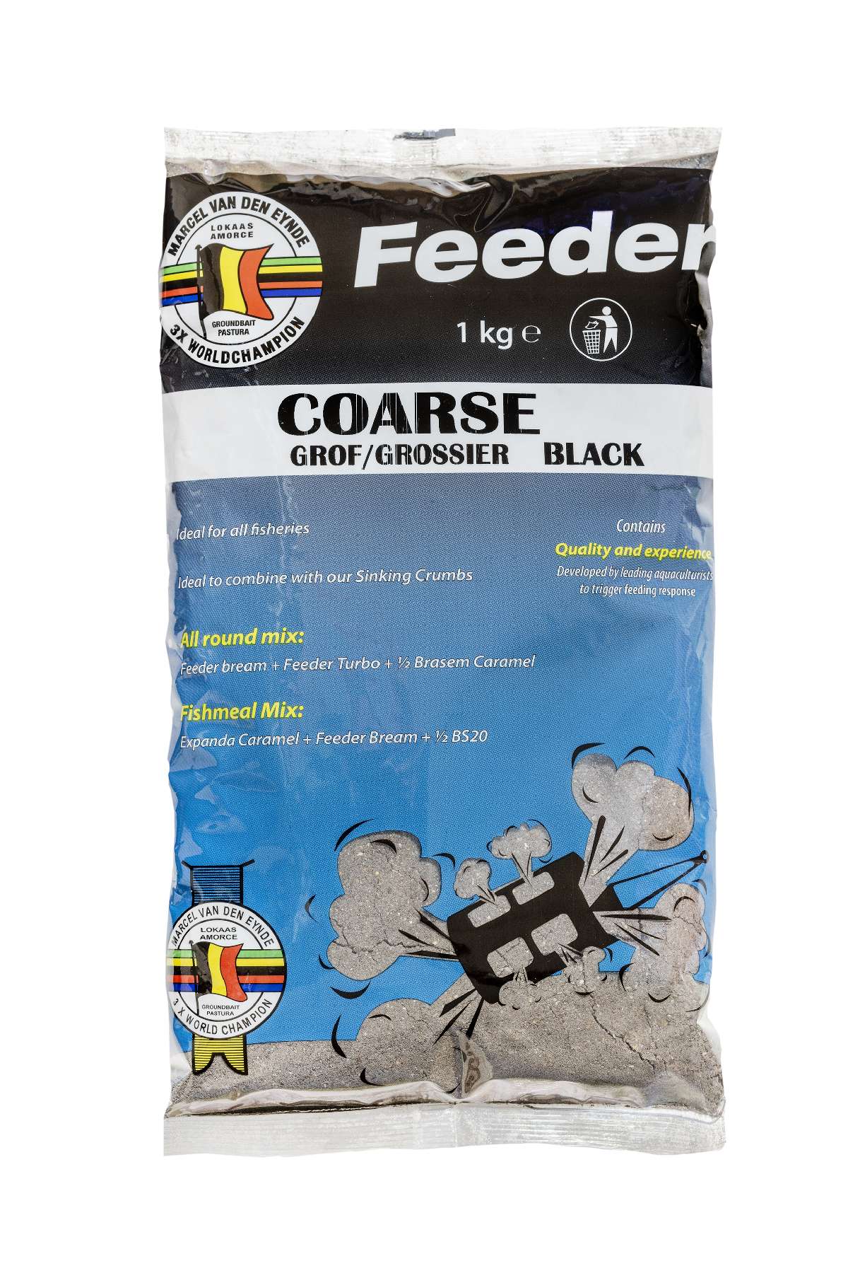 Stapelkorting vd Eynde Feeder Coarse Black 12x1 kg