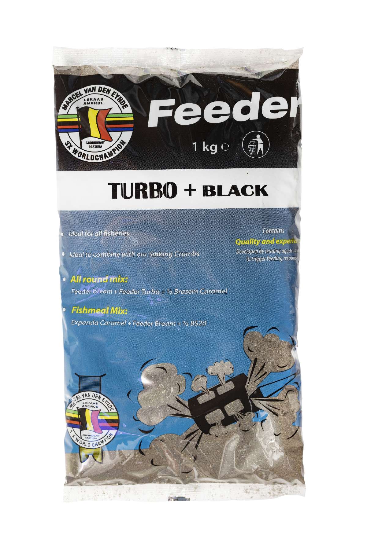 vd Eynde Feeder Turbo+ Black 1 kg vd Eynde Feeder Turbo+ Black 1 kg