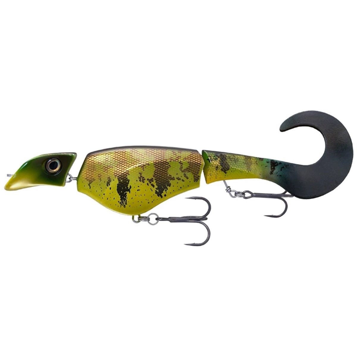 Headbanger Colossus Curly 31cm 170gr Suspending Yellow Perch Headbanger Colossus Curly 31cm 170gr Suspending Yellow Perch