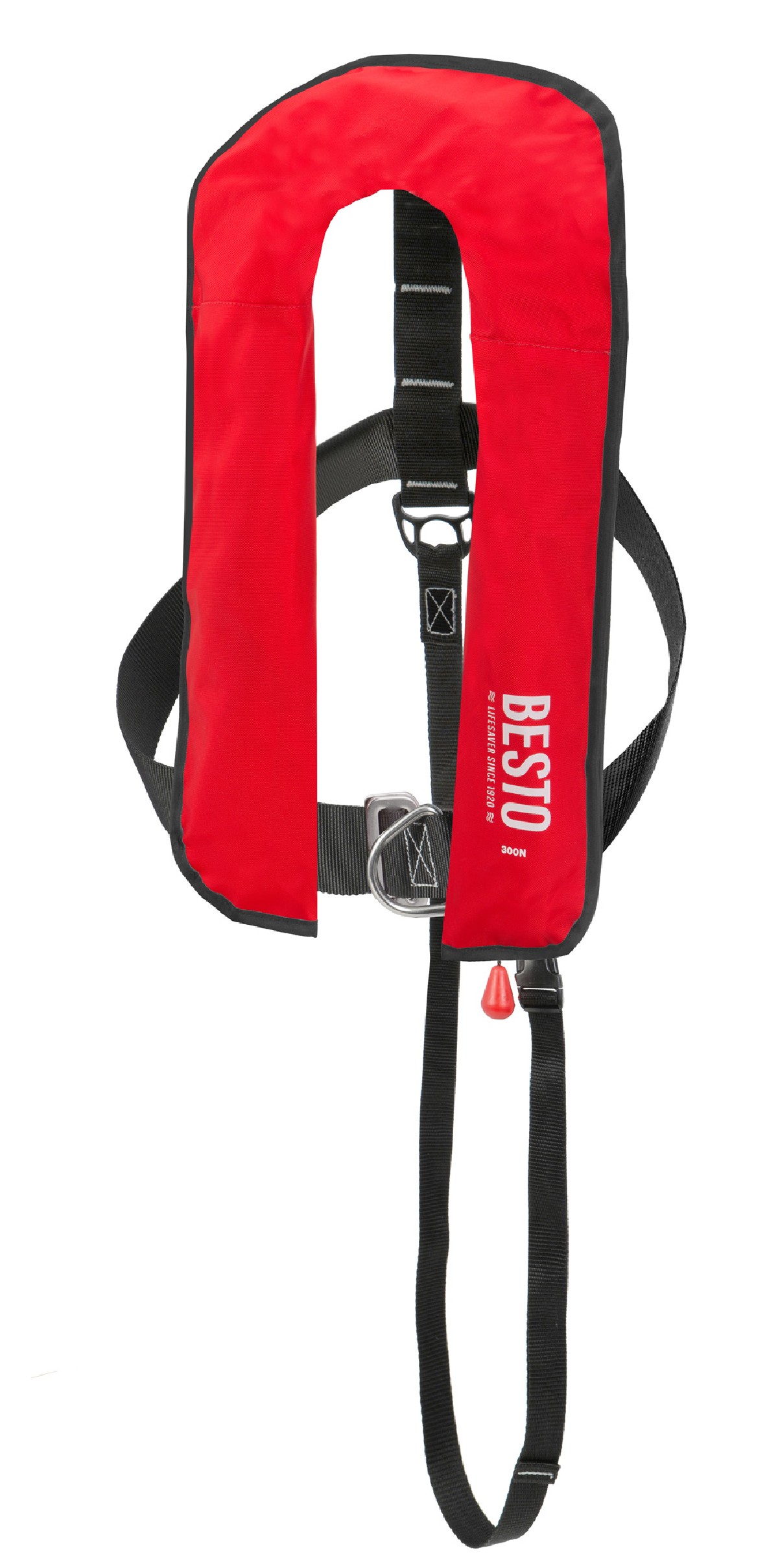 Besto Reddingsvest Automatic Harnas 300N Red