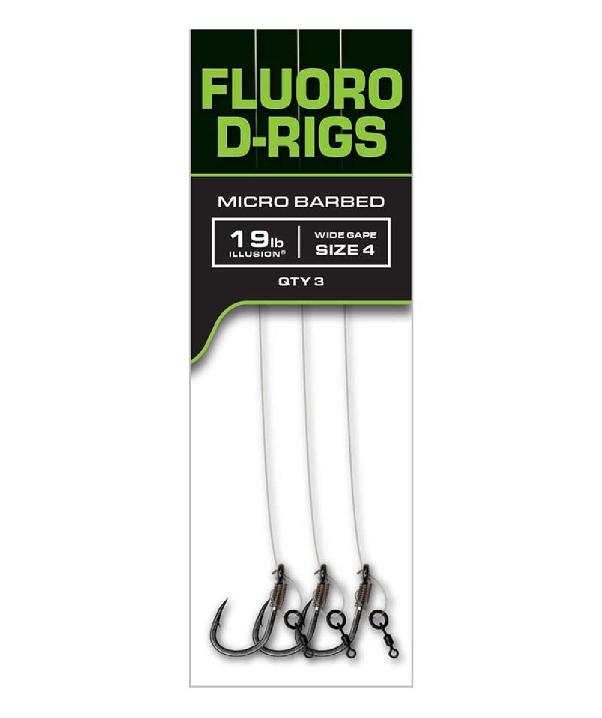 Fox Carp Ready Rigs Fluoro D-Rig Size 4 3st.