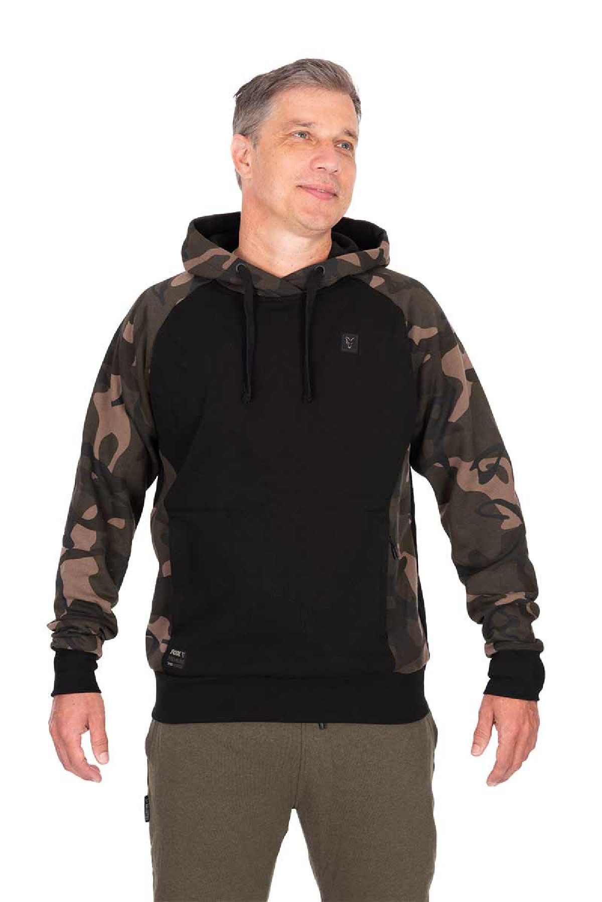 Fox Black / Camo Pullover Premium 310 Hoodie XX-Large