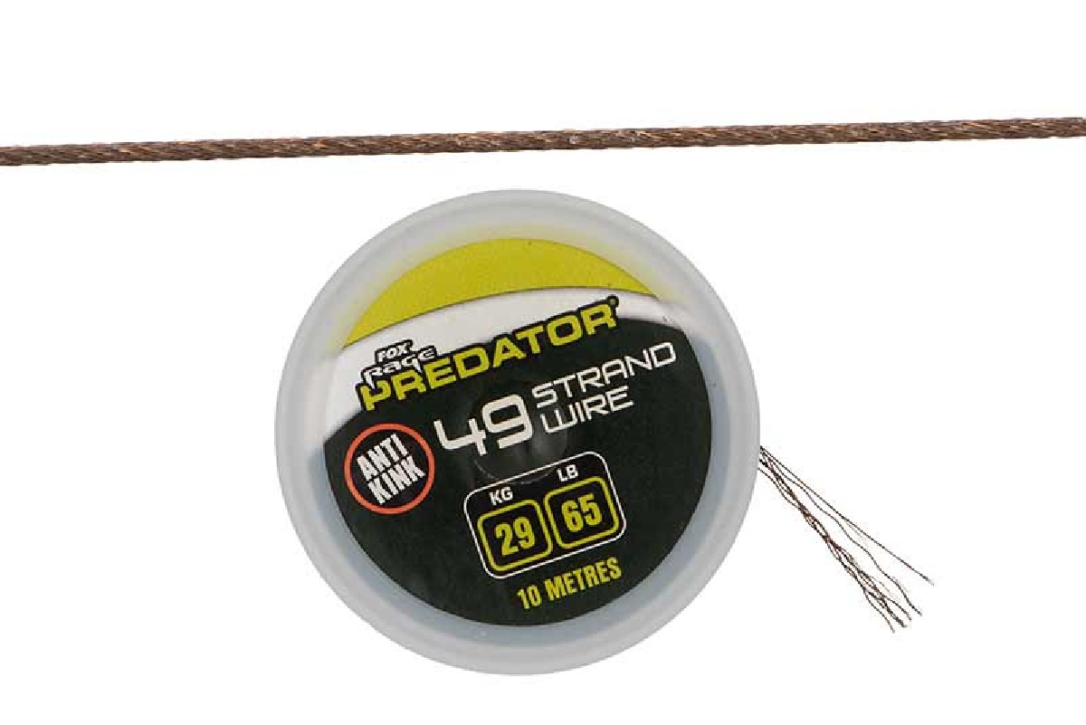 Fox Rage Predator 49-Strand Coated Steel Wire 10m / 65lb