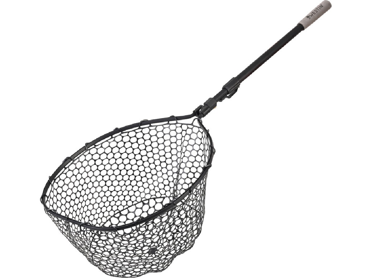 Westin W3 CR Adjustable Full Rubber Mesh Landing Net L 45X55X35cm 70/110cm Handle