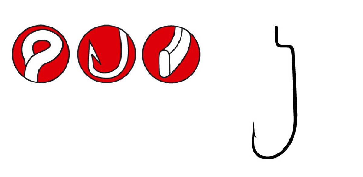 Gamakatsu Hook Worm 34