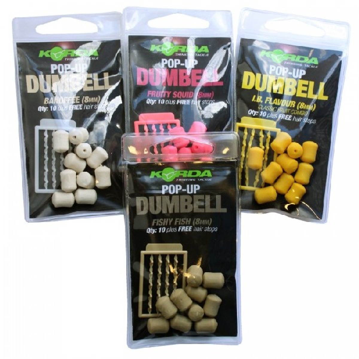 Korda Slow Sinking Dumbell 16mm I.B. Flavour
