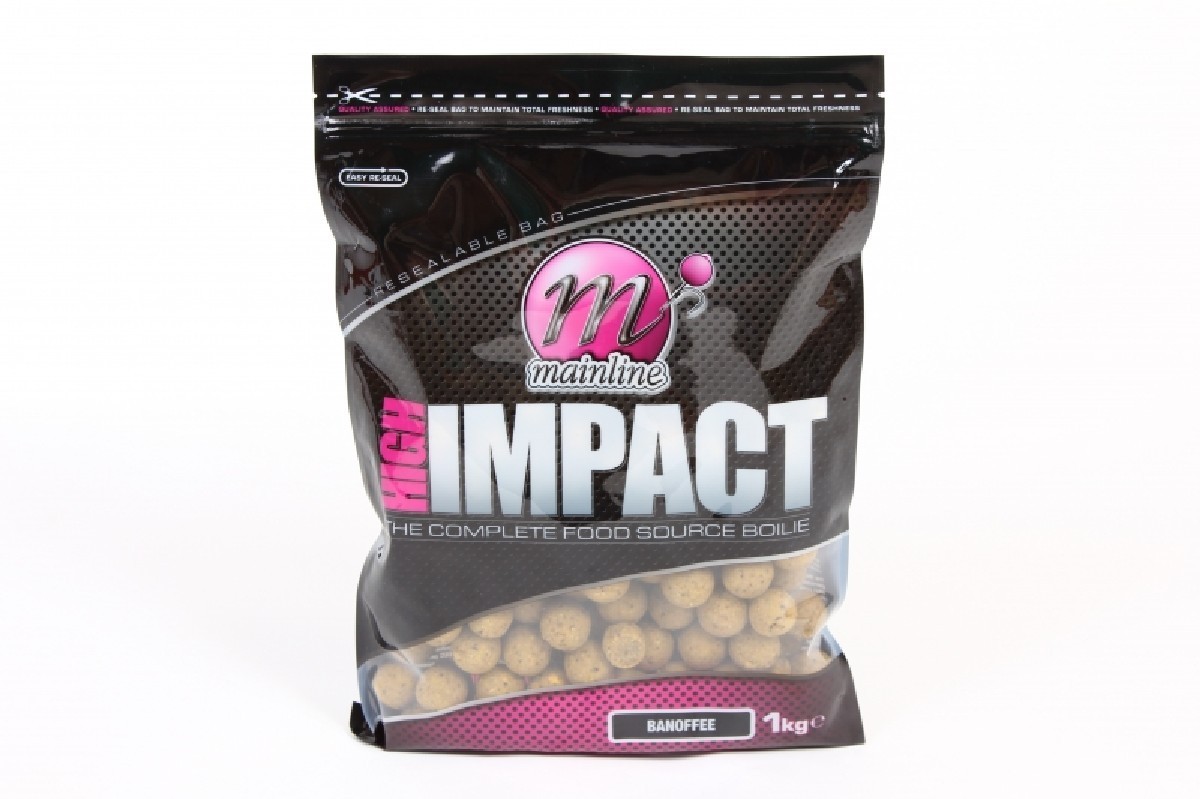 Mainline Boilie High Impact Boilies 20mm Banoffee