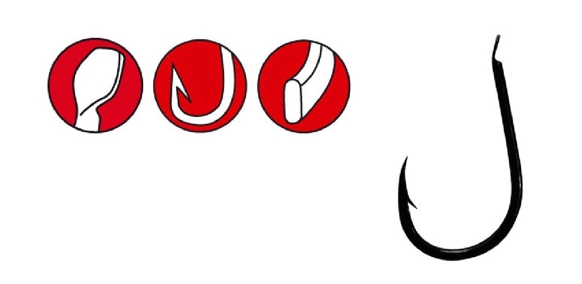 Gamakatsu Power Carp Nsb Size 14, 15 st