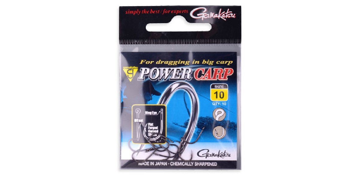 Gamakatsu Power Carp Ring Eye Nsb Size 16, 10 st
