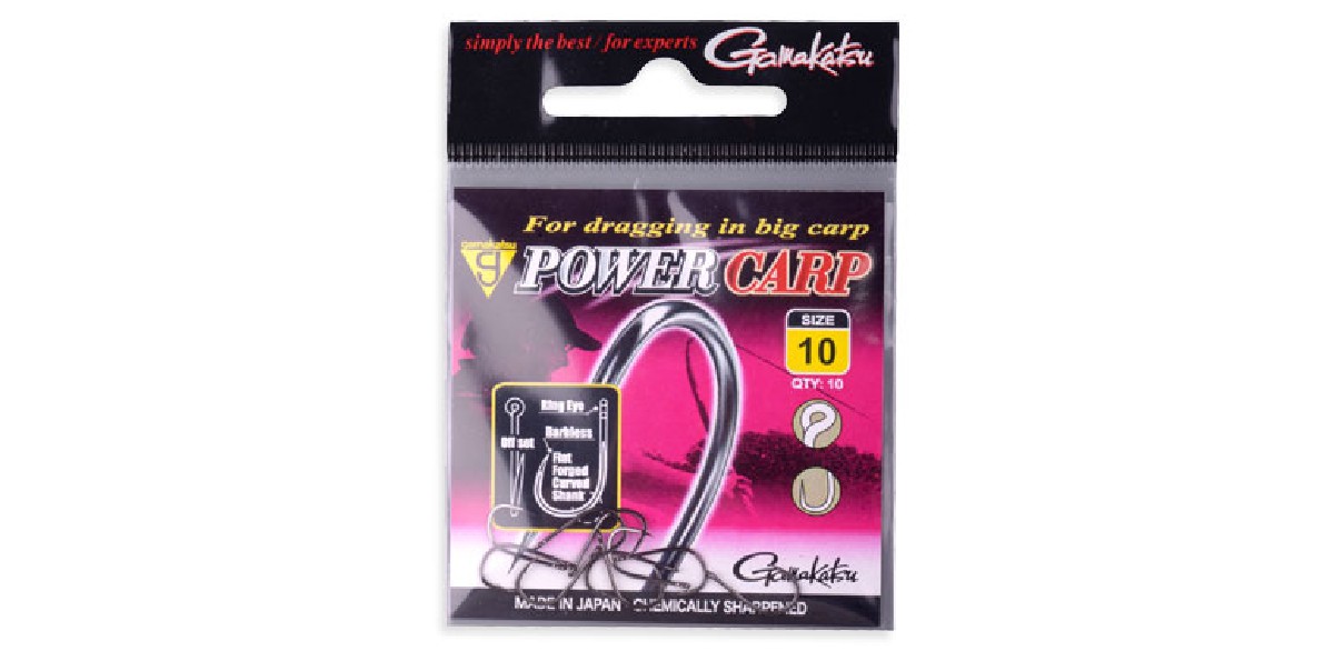 Gamakatsu Power Carp Ring Eye Bl Nsb